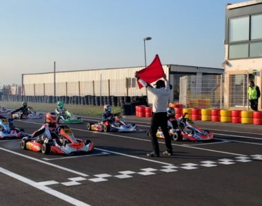 départ compétition karting